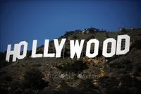 Bảng hiệu HOLLYWOOD ở Los Angeles, Mỹ. Ảnh: AFP/ TTXVN