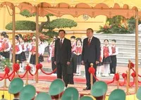 Tổng Bí thư Tô Lâm chủ trì Lễ đón Tổng Bí thư, Chủ tịch nước Lào Thongloun Sisoulith
