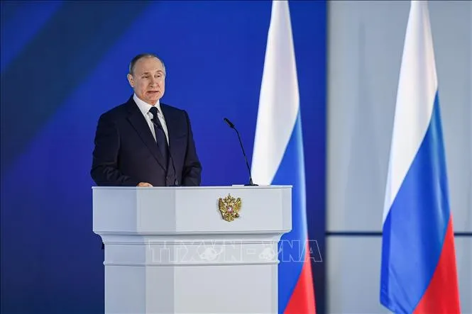 Tổng thống Vladimir Putin. Ảnh: THX/TTXVN