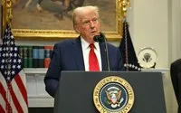 Tổng thống Mỹ Donald Trump phát biểu tại Phòng họp Roosevelt ở Nhà Trắng vào ngày 21/1. Ảnh: AFP