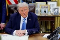 Tổng thống Mỹ Donald Trump tại Nhà Trắng ở Washington. Ảnh: REUTERS/TTXVN