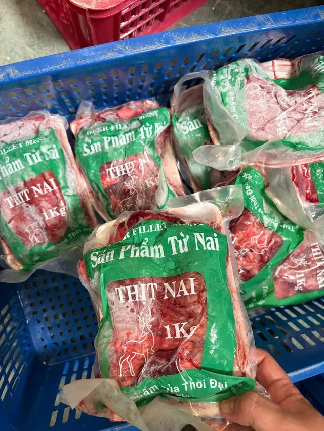 Thịt nai làm giả từ thịt heo của đường dây Thịt nai làm giả từ thịt heo của đường dây