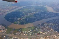 Một góc bán đảo Bình Quới - Thanh Đa nhìn từ trên cao - Ảnh: Lê Toàn