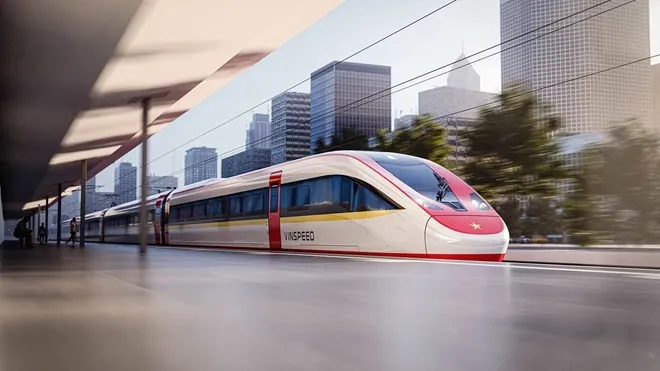 Phối cảnh tàu Metro Bến Thành - Cần Giờ.