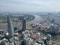 Giai đoạn từ năm 2020 đến giữa năm 2024, hoạt động kinh doanh bất động sản Thành phố có lúc tăng trưởng âm hơn 15%. Sang năm 2025, tăng trưởng hoạt động kinh doanh bất động sản của Thành phố đạt 3,06%. Ảnh: Lê Toàn.