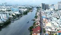 Hiện trạng đường Tôn Thất Thuyết thuộc Quận 4 (cũ) - Ảnh: V.S