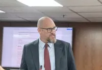 Ông Richard D. McClellan, Tổng giám đốc điều hành Trung tâm Tài chính quốc tế Việt Nam tại TP.HCM chia sẻ tại buổi họp báo.