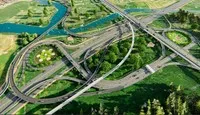 Phối cảnh nút giao Vành đai 3 với cao tốc TP.HCM - Long Thành - Dầu Giây