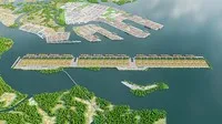 Phối cảnh dự án Cảng trung chuyển quốc tế Cần Giờ.