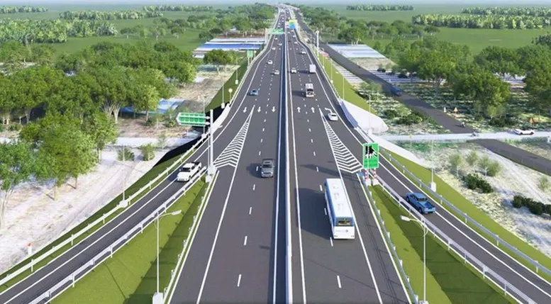 Phối cảnh một đoạn đường Vành đai 4