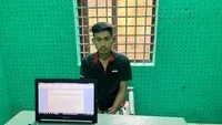 Phạm Ngọc Minh tại cơ quan công an.