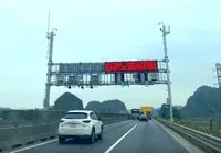 Hệ thống ITS trên cao tốc Mai Sơn - quốc lộ 45 đã cơ bản hoàn thành lắp đặt thiết bị và đang vận hành thử nghiệm.