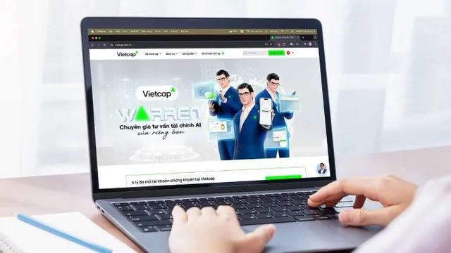Warren - Chuyên gia tư vấn tài chính AI cá nhân hoá cho nhà đầu tư. Ảnh: Vietcap