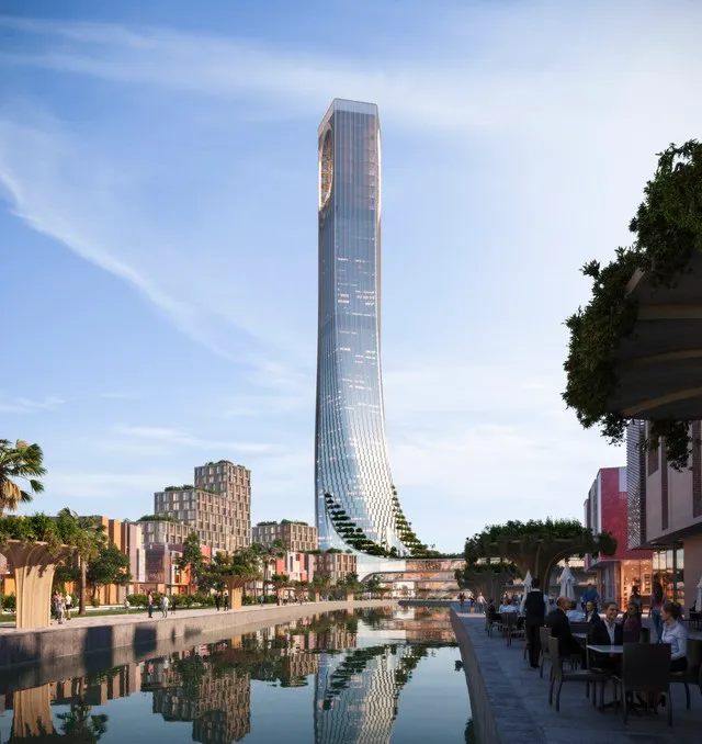 Da Nang Downtown tương lai sẽ sở hữu tòa tháp cao nhất miền Trung. Ảnh phối cảnh minh họa Sun Group