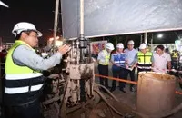 Tuyến Metro số 2 TP.HCM tăng tốc thi công trong đêm ngay sau lễ khởi công