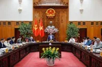Thủ tướng yêu cầu tập trung vào những giải pháp quan trọng như thực hiện chính sách tiền tệ chủ động, linh hoạt, kịp thời, phù hợp với diễn biến tình hình; chính sách tài khóa mở rộng có trọng tâm, trọng điểm hơn nữa - Ảnh: VGP
