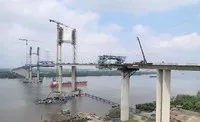 Cầu Phước Khánh trên cao tốc Bến Lức - Long Thành dự kiến thông xe trong tháng 7-2026. Ảnh: Phạm Tùng.