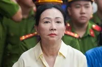 Bị cáo Trương Mỹ Lan tại toà.