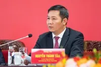 Phó trưởng Ban Tổ chức Trung ương Nguyễn Thành Tâm tại cuộc họp báo - Ảnh PT.